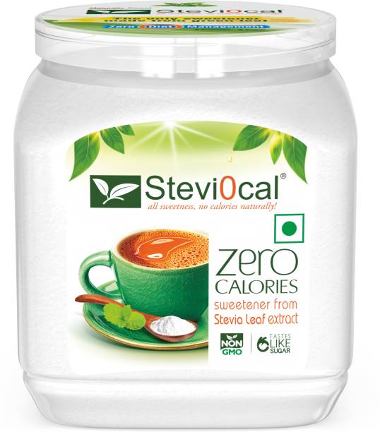 steviocal Free of Sugar Natural Stevia Sweetener Powder - Jar - 480gm Sweetener