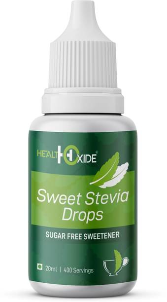 HEALTHOXIDE Sweet Stevia Drops – Natural & Zero Calorie Sweetener, Sugar Substitute, Sugar Free – 20 ml Sweetener