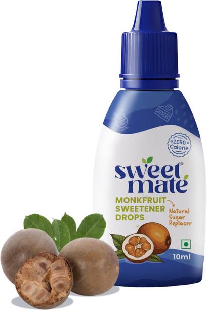 Sweetmate Monk Fruit Drops |Natural Sugar Free Liquid |Keto & Diabetic Friendly Sweetener