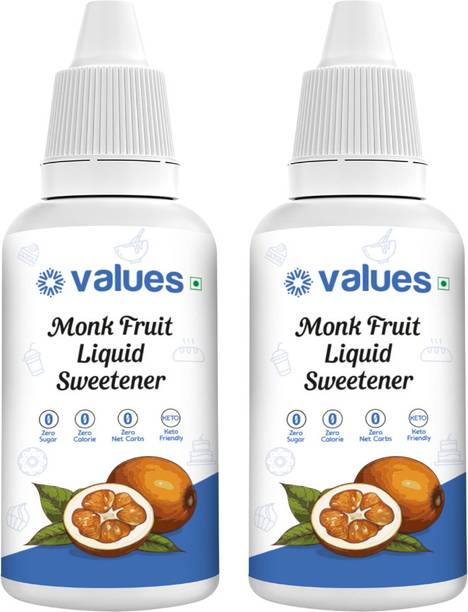 Values Monkfruit Sweetener Sugar Free Zero Calorie keto Friendly Sweetener