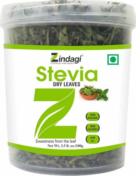 Zindagi Stevia Leaves 100 gm | Stevia Dry Leaves Extract | Keto Friendly| Sweetener
