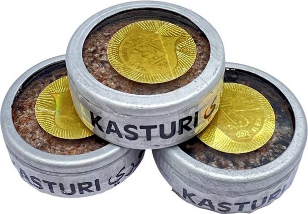 ALREHMANTRADERS Kasturi Paste Attar Long Lasting Fragrance (Pack of 3) Herbal Attar