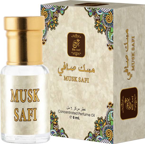 Binawf Musk Safi Luxury Attar | Unisex | 100% Alcohol Free | Long Lasting Perfume Floral Attar
