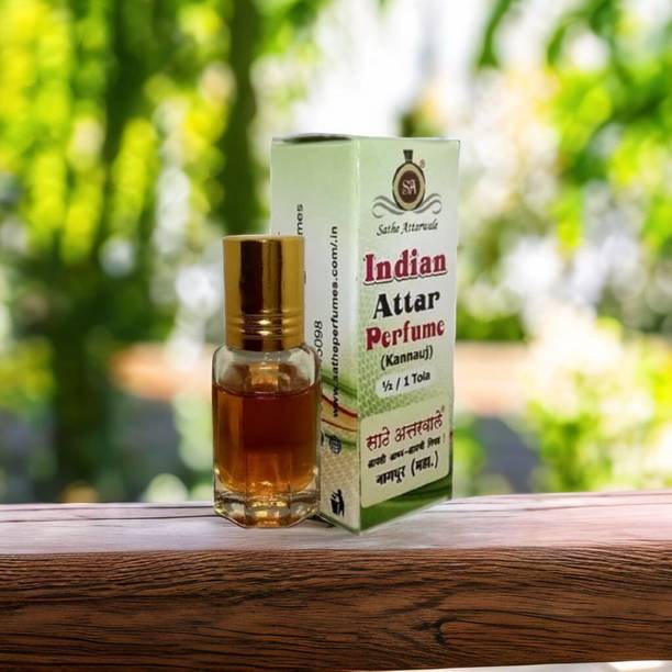 Sathe Attarwale Lotus Long Lasting Luxury Scent Etra/Ittar | For Personal & Religious Use Herbal Attar