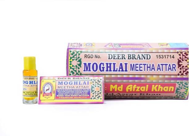 DEER BRAND Royal Mughlai Meetha Biryani Attar Moghlai Mitha Sweet&amp;Rice Dishes 13gPack of 12 Floral Attar