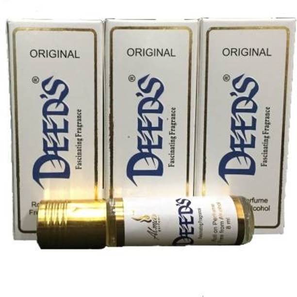 Almas Deeds long lasting attar (pack of 3 )Floral Attar Floral Attar