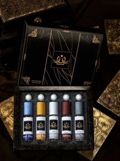 Noorson Royal Combo Non-Alcoholic Premium Quality Attar Perfume (05 x 06Ml : Pack of 05) Floral Attar