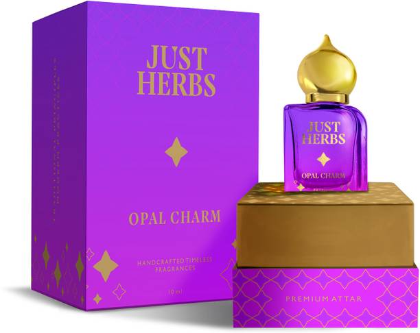 Just Herbs Opal Charm Premium Attar , Non-Alcoholic , Long lasting Floral Attar