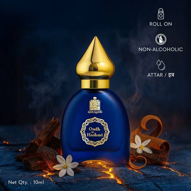 Adilqadri Oudh Al Hashmi Attar for Men and Women | Sweet Arabic | Non Alcoholic Attar 10ML Floral Attar
