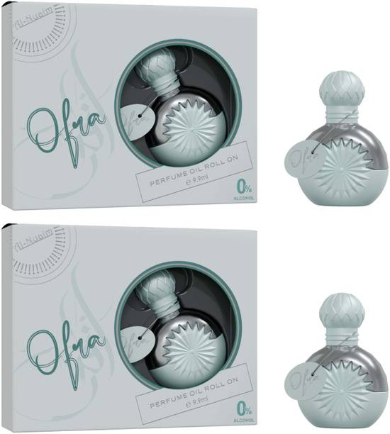 Al-Nuaim Ofra | Alcohol Free Pack Of 2 (9.9ml Each) Floral Attar