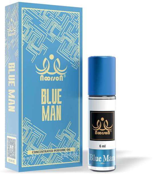 Noorson Blue Men | Ibadat series | Arabic 100% Pure Roll On Perfume Oils Unisex Floral Attar