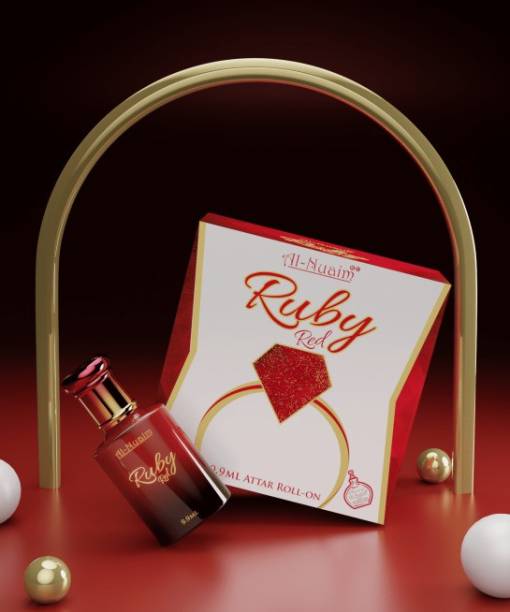 Al Nuaim Brand 100% Original Ruby Red 9.9Ml Great Fragrance Long-Lasting (Unisex) Floral Attar