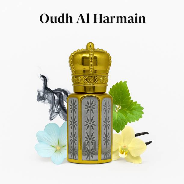 NOZE PERFUMES Oudh Al Harmain Attar Elegant Woody Spicy Alcohol Free Perfume Oil Herbal Attar