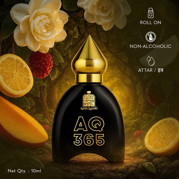 Adilqadri AQ 365 Attar For Men & Women | French & Fruity Notes | Non-Alcoholic 10ml Floral Attar