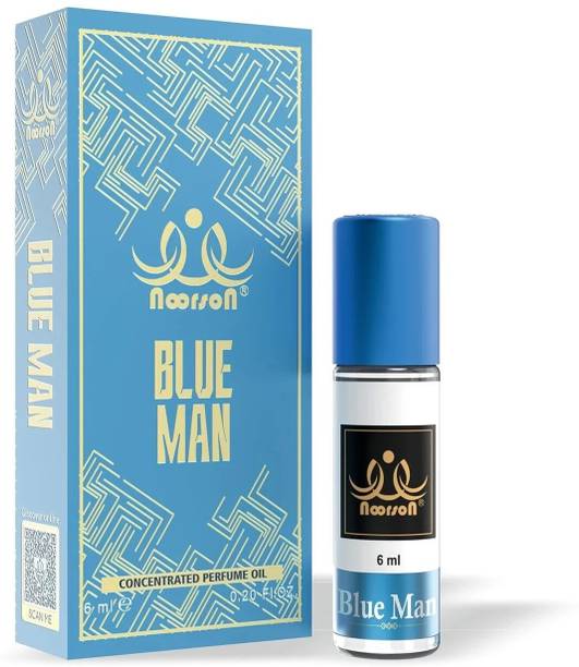 Noorson Blue Men | Ibadat series | Arabic 100% Pure Roll On Perfume Oils Unisex Floral Attar
