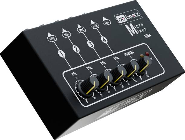 Da.Beatz. 4-Channel MM4 Audio interface Professional Analog Sound Mixer For Parties & Club Audio Interface