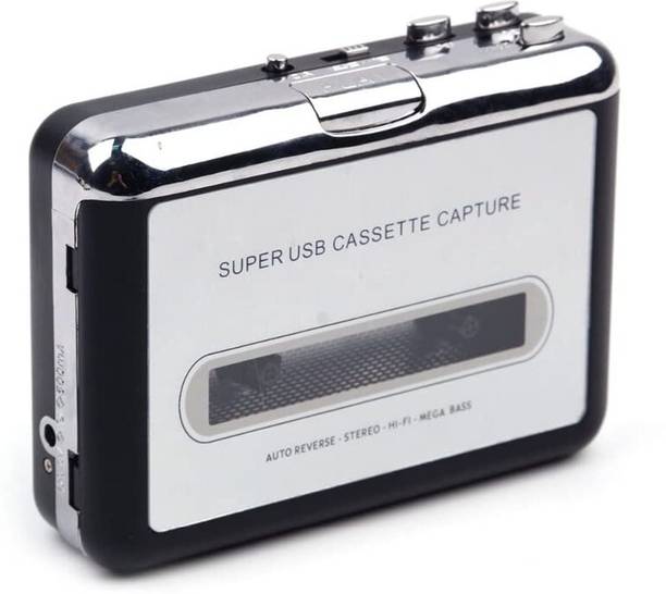 VOOCME USB Cassette Tape to MP3 Converter Capture Audio Music Player Tape MP3 Player