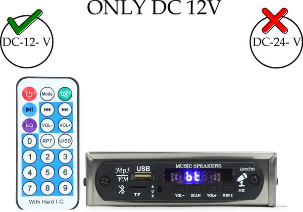 HSNAKE 31.	USB Amplifier 12 Volt DC Bluetooth, Aux, USB, SD- MEMORY CARD SLOT ,FM MP3 Player