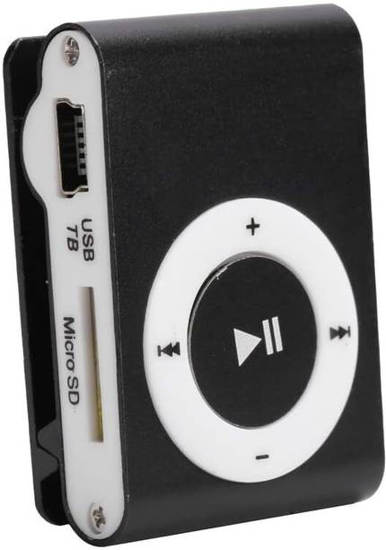 DRUMSTONE Portable Mini MP3 Music Player with Clip, Memory Expandable Slot MP3 Player