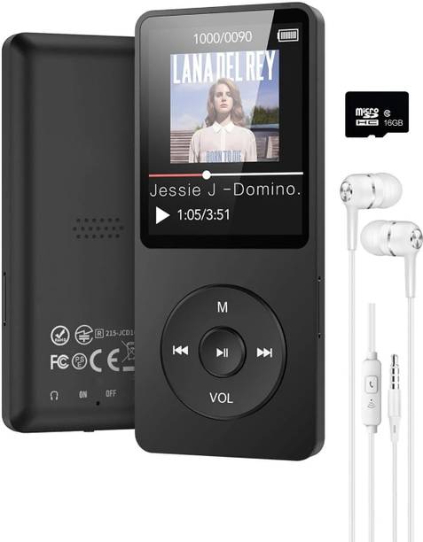 CASON 16GB Mini MP3 Music Player with Bluetooth ,Video Playback,Pocket-Sized MP3 16 GB MP3 Player