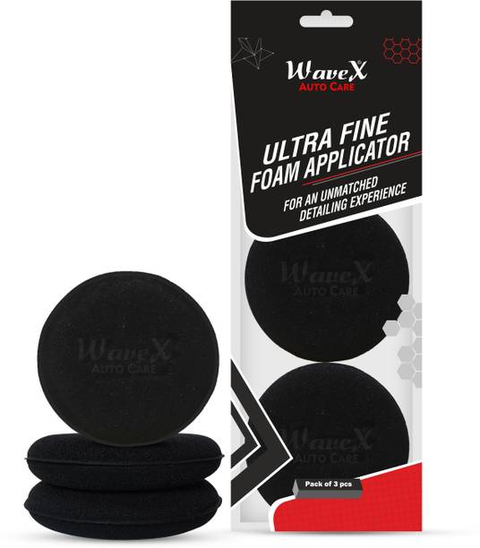 Wavex Ultrafine 4" Foam Applicator Pads 3 Pc Combo