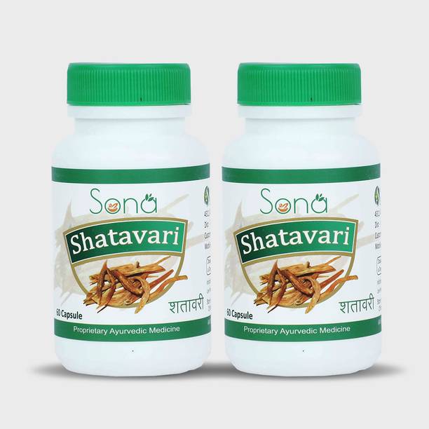 SONA HEALTH CARE sona shatavari capsules 60 capsules ( Pack of 2)