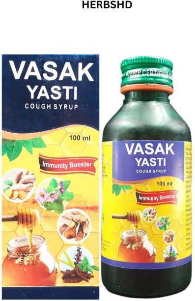 HERBSHD Ayurvedic Vasak Yasti Syrup For Immunity Booster,Common Cough & Cold