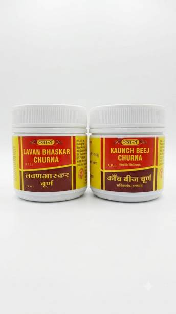 vyas Lavan Bhaskar Churna & Kaunch Beej Churna Combo for Digestive Wellness