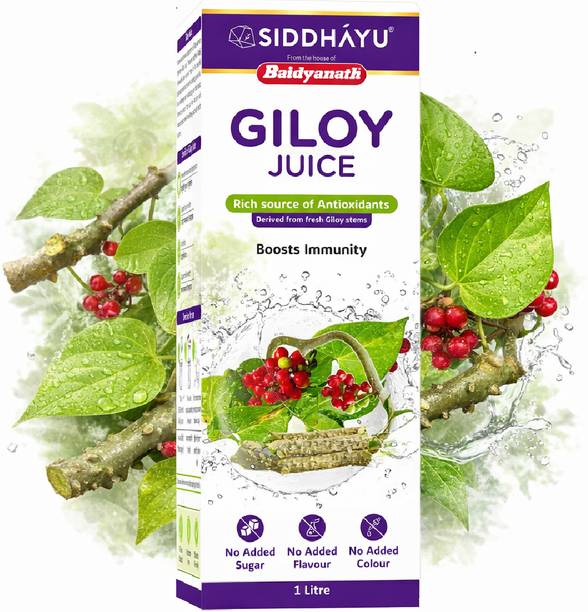 Baidyanath Giloy Juice 1 Litre, Natural Immunity Booster | No Added Sugar