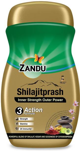 ZANDU Shilajitprash | 3 Action Formula to Boost Strength, Stamina & Immunity