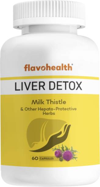 Flavohealth Liver Detox & Anti Hangover- Milk Thistle, Dandelion, Kutki etc.