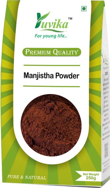 yuvika Manjistha Powder - Majith - Rubia Cordifolia - Indian Madder Powder