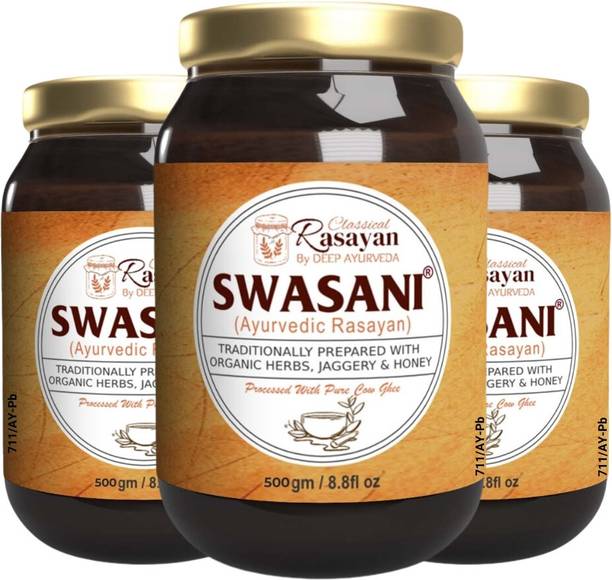 Deep Ayurveda Swasani Prash For Cleanse Lungs, Purify Blood, Acidity, Gastric & immune System