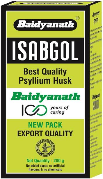 Baidyanath Isabgol Psyllium Husk Powder - 200gm | Effective Constipation Relief, Digestion