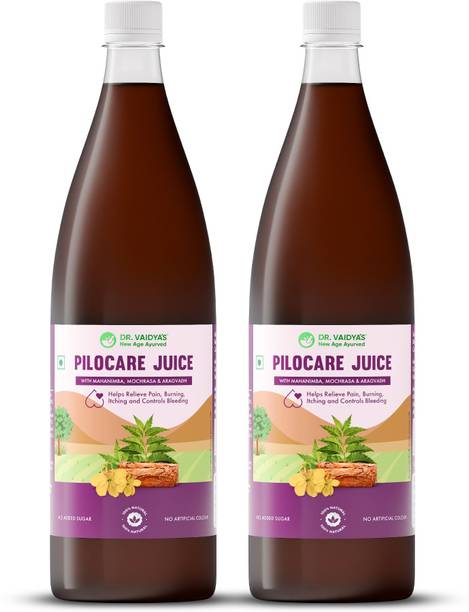 DR. VAIDYA'S Dr. Vaidya’s Pilocare Juice| Effective Relief from Piles Pain | 950ml(Pack of 2)