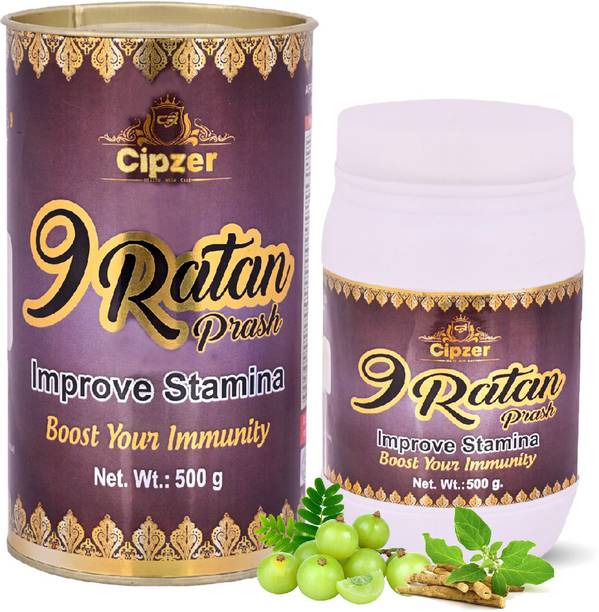 CIPZER 9 Ratan Prash Build stronger immunity with Herbal Chyawanprash(500 g)(PACK OF 2)