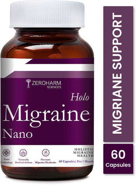 ZEROHARM Holo Migraine - Natural Head Ache Ease, Stress Relief, Relaxation & Calmness