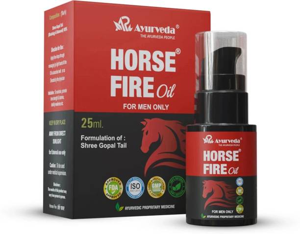 Horse Fire Ayurvedic Massage Oil For Men| Shree Gopal Tail