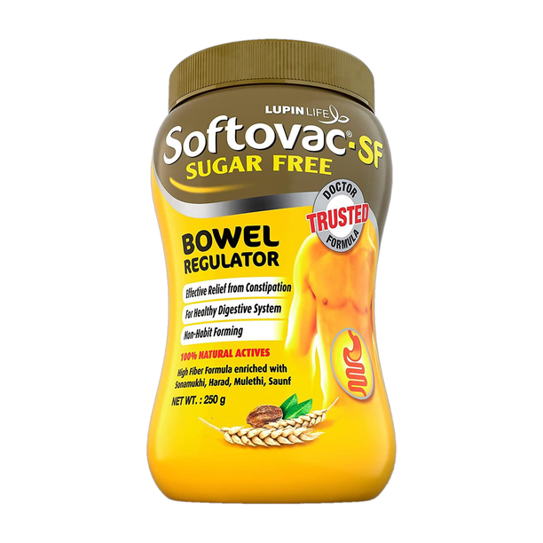 Softovac SF Sugar Free Bowel Regulator for Effective Relief from Constipation | 250 g