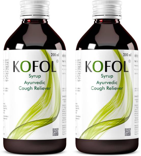 Kofol Ayurvedic Cough Syrup | Non-Drowsy Relief for Dry & Wet Cough, Soothes Throat