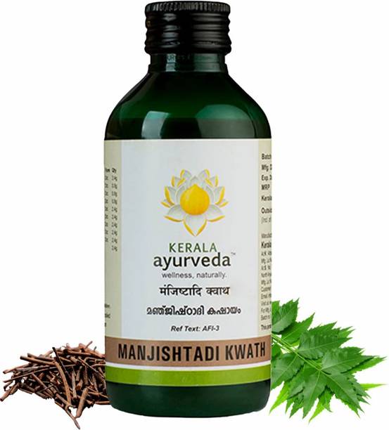 Kerala Ayurveda Manjishtadi Kwath For Clear, Healthy Skin |Detox Syrup 200 Ml