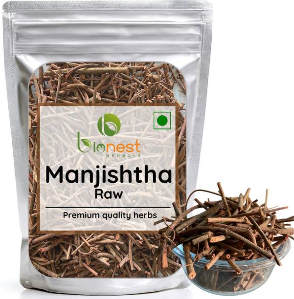 Bionest Herbals Manjishtha roots (Raw) - 100 g- Majith | Skin Glow, Blood Purification & Detox