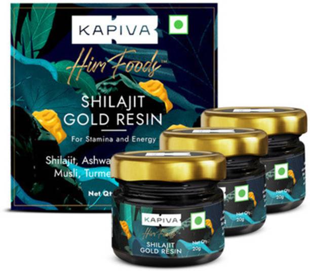Kapiva Shilajit Gold Resin|Boosts Stamina| 100% Ayurvedic 20g
