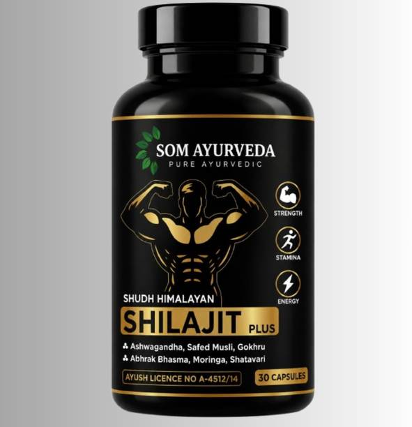 SOM AYURVEDA SHILAJIT GOLD CAPSULE FOR MEN