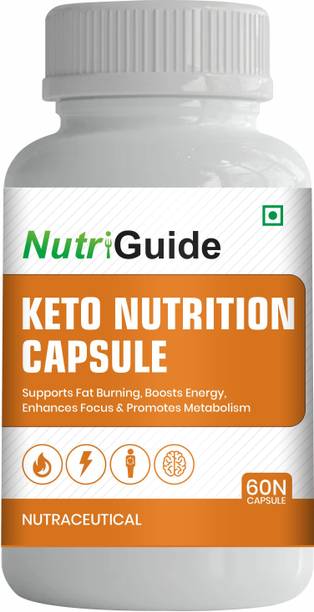 Nutri Guide Keto Nutrition Capsule For Weight Loss & Bo...