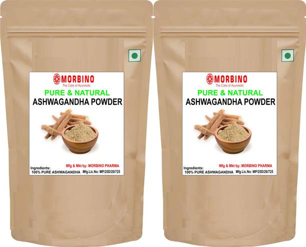 morbino 100% Natural Ashwagandha Powder- Withania Somnifera (2 x 100 g) Combo