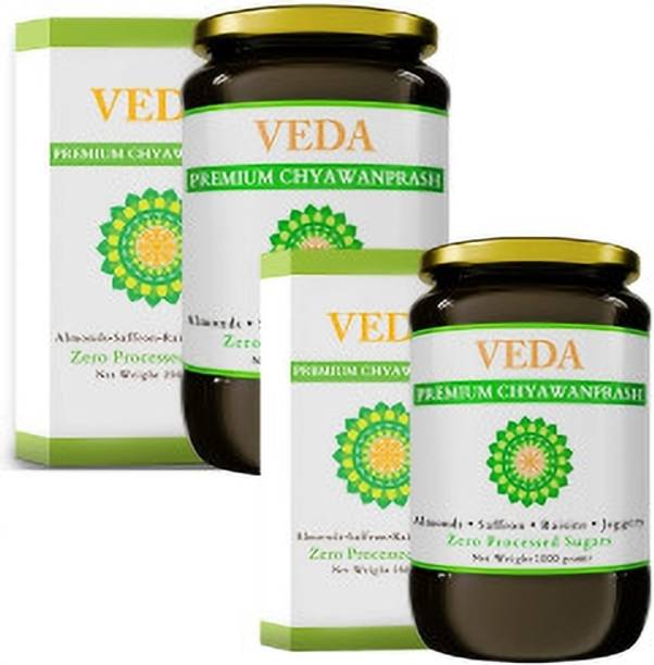 Veda Ayurvedics Veda Premium Chyawanprash | 1000 gm | Enriched with Almonds & Saffron