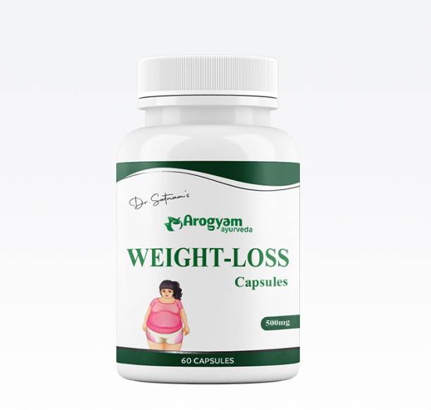 Dr.Satnam's Arogyam Ayurveda Ayurvedic Herbal Capsules For Weight Loss Pack of 60 Capsules