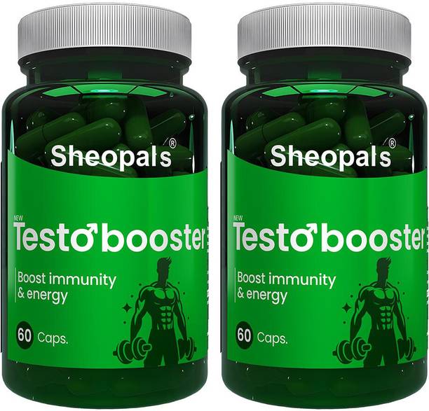 Sheopals Testo Booster Capsules With Safed Musli, Ashwagandha & More For Energy & Stamina