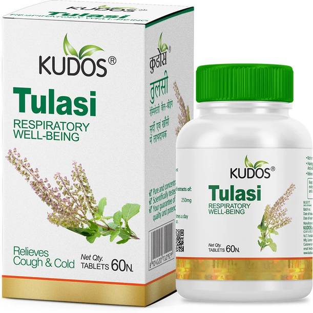 KUDOS TULSI TABLETS | Ayurvedic Tulsi Supplements